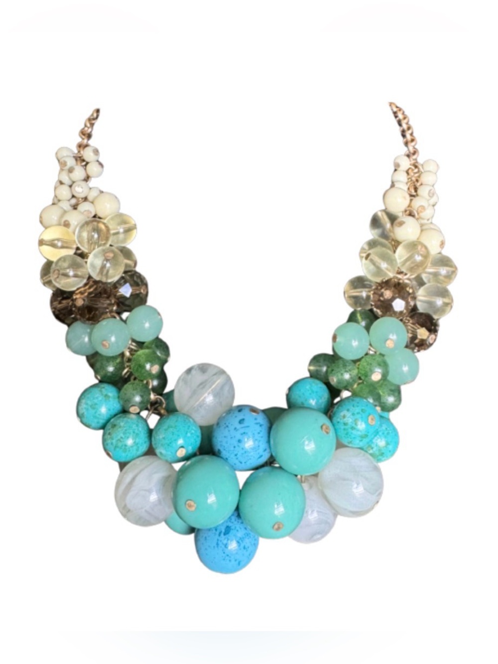 Lia Sophia Beaded Statement Necklace